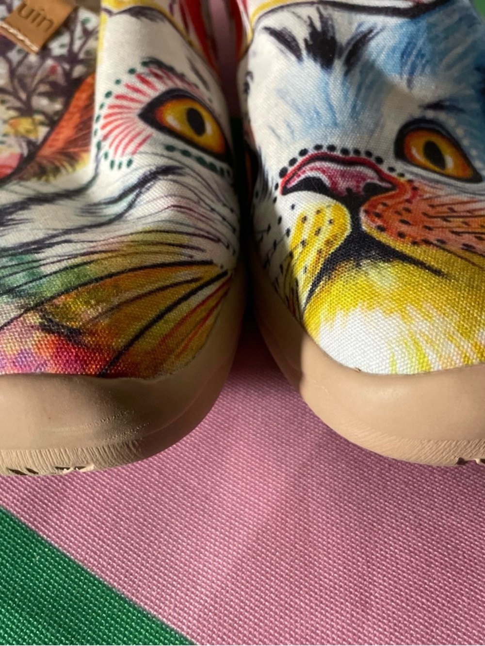 UIN Colorful Cat Design Mules - Picture 5 of 5